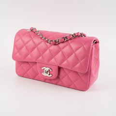 Chanel Mini Rectangle Lambskin Pink