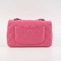 Chanel Mini Rectangle Lambskin Pink