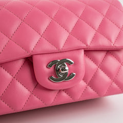 Chanel Mini Rectangle Lambskin Pink