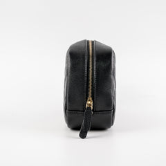 Chanel Quilted Caviar Pouch Black