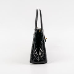 Chanel 23K Kelly Bag Small Black Microchip