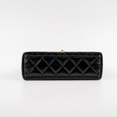 Chanel 23K Kelly Bag Small Black Microchip