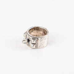 Hermes Silver Ring Size 51