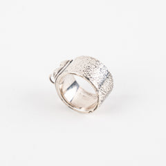 Hermes Silver Ring Size 51