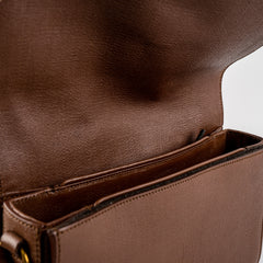 Saint Laurent Chyc Medium Crossbody Bag Brown