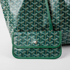Goyard St Louis GM Green Tote
