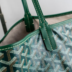 Goyard St Louis GM Green Tote
