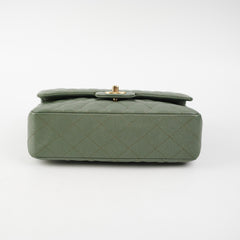 ITEM 30 - Chanel Classic Small Double Flap Iridescent Green 18C