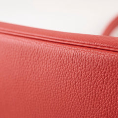 Hermes Birkin 35 Sanguine Clemence GHW [O]