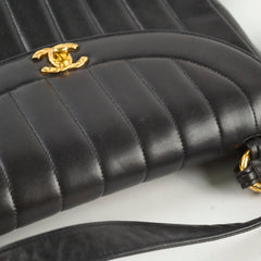 Chanel Vintage Vertical Diana Black - Series 2