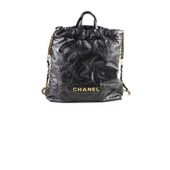 Chanel 22 Backpack Black