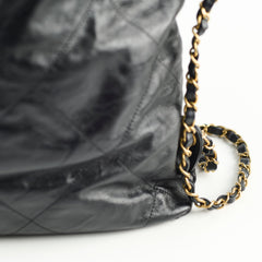 Chanel 22 Backpack Black