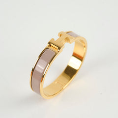 Hermes Clic H Bracelet Yellow Gold PM