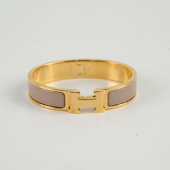 Hermes Clic H Bracelet Yellow Gold PM