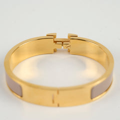 Hermes Clic H Bracelet Yellow Gold PM