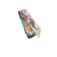Hermes Grand Theatre Nouveau Silk Twilly