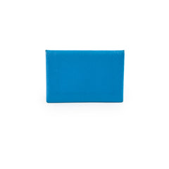 Hermes Calvi Compact Card Holder Epsom Blue Zanzibar