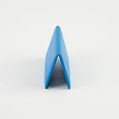Hermes Calvi Compact Card Holder Epsom Blue Zanzibar