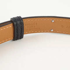 Hermes Kelly Belt Noir PHW