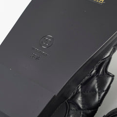 Chanel Dad Sandals Black Size 38.5