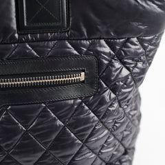 Chanel Black Nylon Coco Cocoon Tote