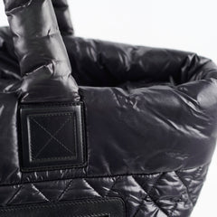 Chanel Black Nylon Coco Cocoon Tote