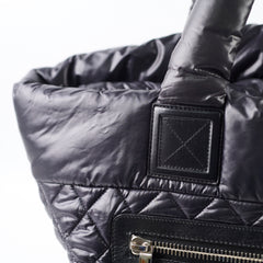 Chanel Black Nylon Coco Cocoon Tote