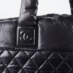 Chanel Black Nylon Coco Cocoon Tote