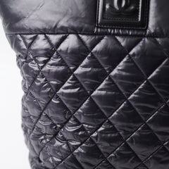 Chanel Black Nylon Coco Cocoon Tote
