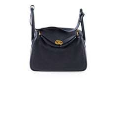 Hermes Lindy 26 Taurillon Clemence Black - C stamp