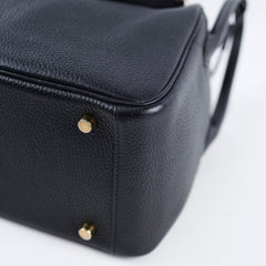 Hermes Lindy 26 Taurillon Clemence Black - C stamp