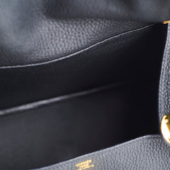 Hermes Lindy 26 Taurillon Clemence Black - C stamp