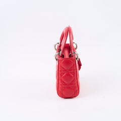 Christian Dior Lady Dior Micro Red