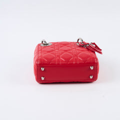 Christian Dior Lady Dior Micro Red