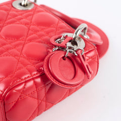 Christian Dior Lady Dior Micro Red