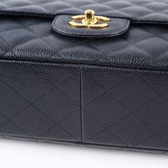 Chanel Jumbo Single Flap Caviar Black