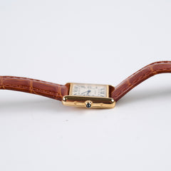Cartier Watch Tank Louis Quartz Yellow Gold 2022