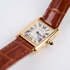 Cartier Watch Tank Louis Quartz Yellow Gold 2022