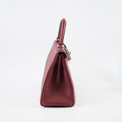 Hermes Kelly 28 Rouge H Togo PHW K Stamp