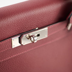 Hermes Kelly 28 Rouge H Togo PHW K Stamp