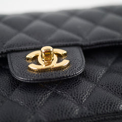 Chanel Small Caviar Classic Double Flap Black