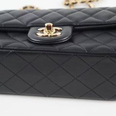 Chanel 23C Lambskin Gold Pearl Crush Rectangle Mini