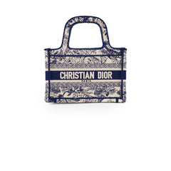 Christian Dior Mini Book Tote Navy
