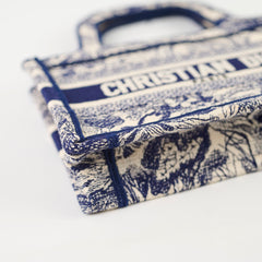 Christian Dior Mini Book Tote Navy