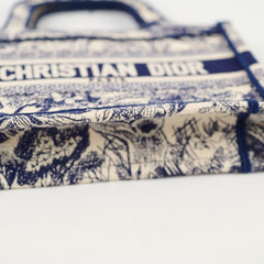 Christian Dior Mini Book Tote Navy