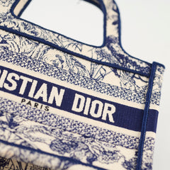 Christian Dior Mini Book Tote Navy