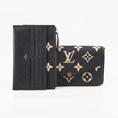 Louis Vuitton Pochette Felice Black Bi-Color