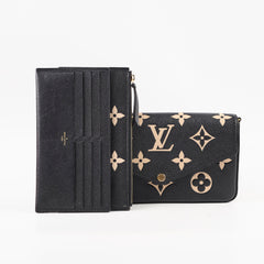 Louis Vuitton Pochette Felice Black Bi-Color