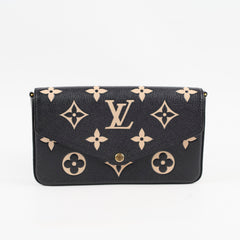 Louis Vuitton Pochette Felice Black Bi-Color