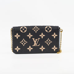 Louis Vuitton Pochette Felice Black Bi-Color
